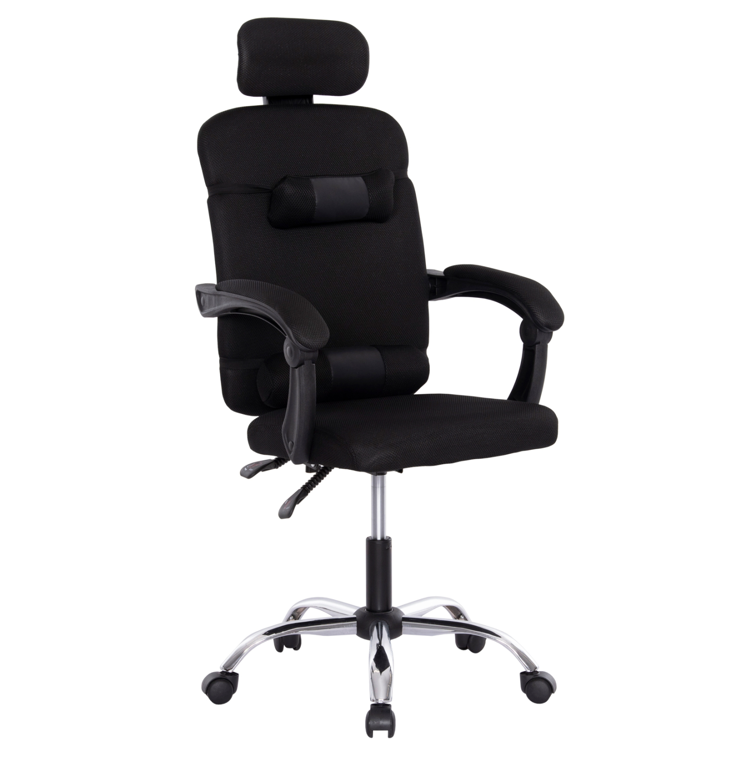 ΚΑΡΕΚΛΑ ΓΡΑΦΕΙΟΥ CRONER HM1196.01 ΜΑΥΡΟ MESH-ΜΕΤΑΛ.ΒΑΣΗ 58x99x120Υεκ.