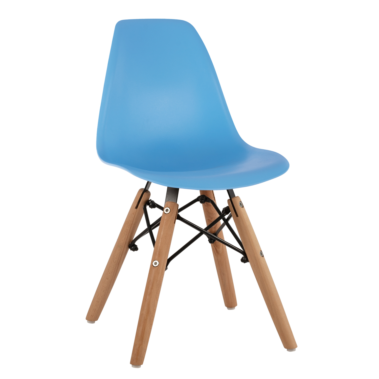 ΚΑΡΕΚΛΑ TWIST KID ΤΜΧ.HM8453.08 ΞΥΛΙΝΑ ΠΟΔΙΑ & ΚΑΘΙΣΜΑ ΜΠΛΕ PP 30,5Χ33Χ59 ΕΚ (Σετ 4 τμχ)