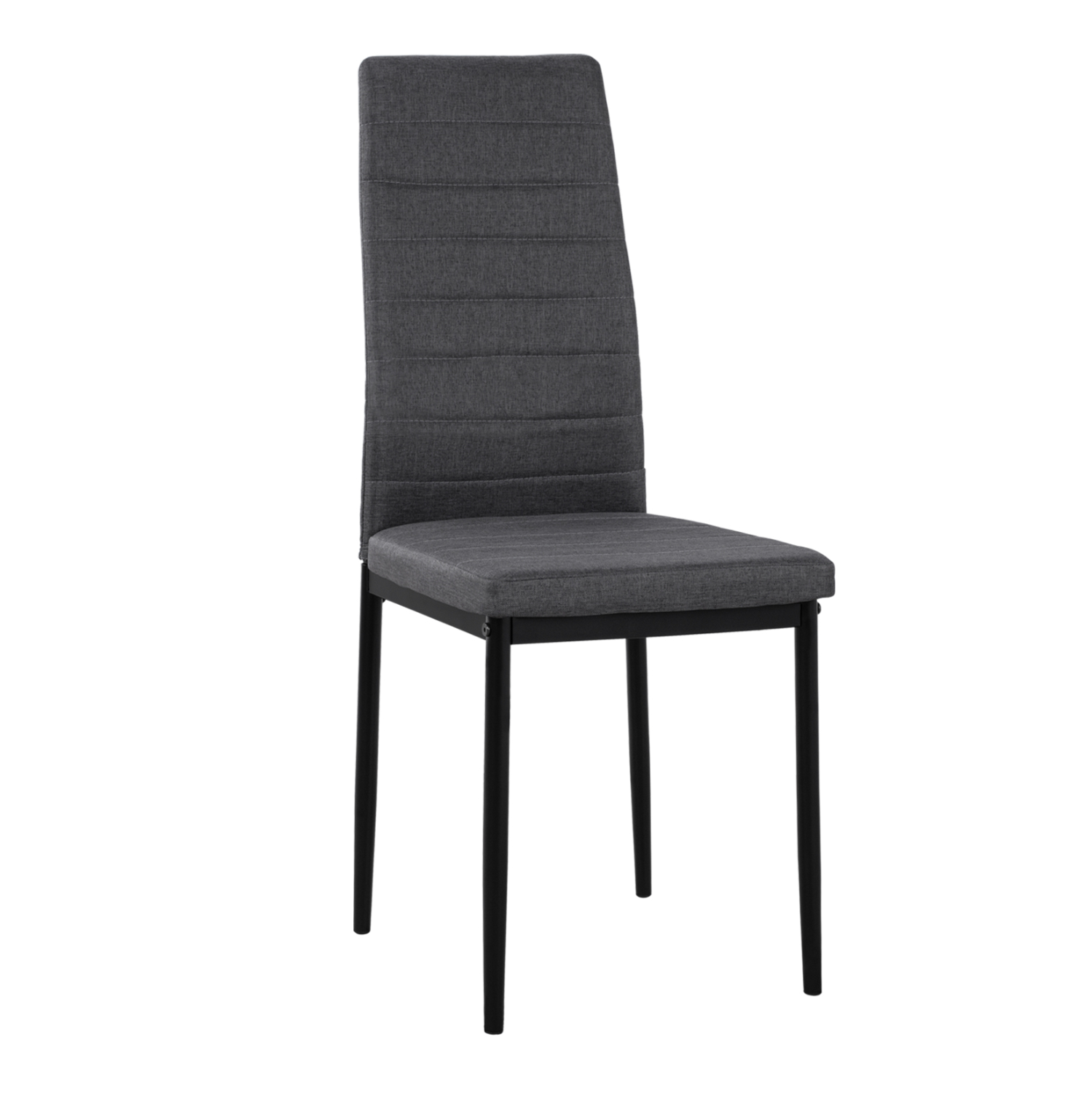 ΚΑΡΕΚΛΑ ΜΕΤΑΛΛΙΚΗ LADY HM0037.20 ΓΚΡΙ ΥΦΑΣΜΑ ΜΕΤΑΛΛΙΚΟ ΣΚΕΛΕΤΟ K/D 40x48x95 (Σετ 4 τμχ)