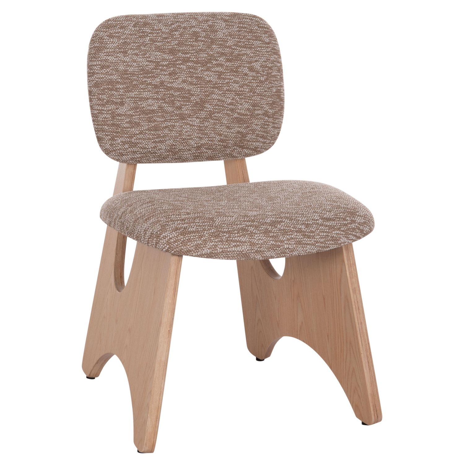 ΚΑΡΕΚΛΑ ΤΡΑΠΕΖΑΡΙΑΣ BELLISI HM18248.01 ΚΑΦΕ ΥΦΑΣΜΑ-PLYWOOD ΧΡΩΜΑ ΔΡΥΟΣ 53x56x78Υεκ. (Σετ 2 τμχ)