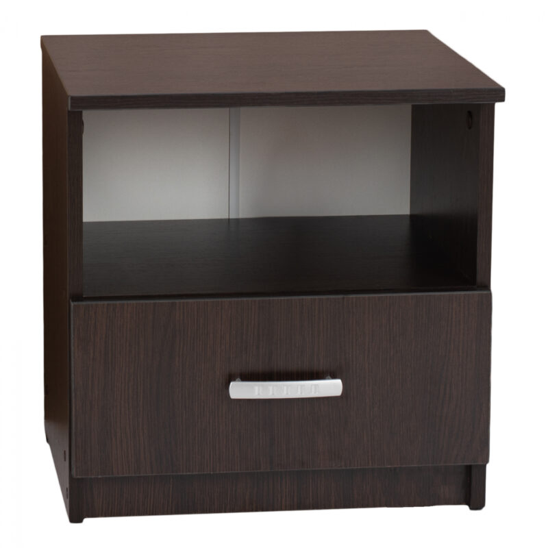 ΚΟΜΟΔΙΝΟ ΜΕ ΣΥΡΤΑΡΙ ADLER HM2431.02 ΜΕΛΑΜΙΝΗ WENGE 45x40x48Υεκ.