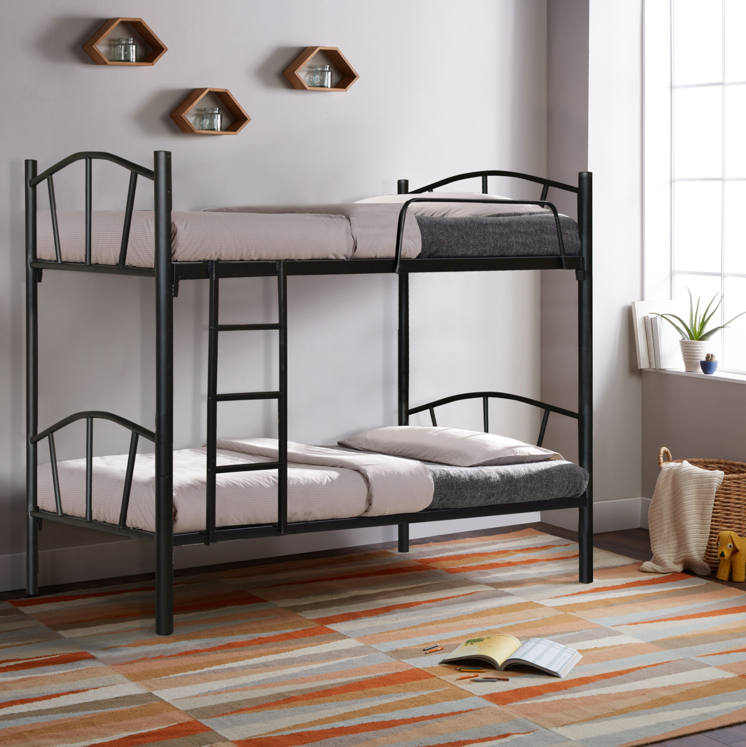 ΚΟΥΚΕΤΑ ΚΡΕΒΑΤΙ ΜΕΤΑΛΛΙΚΗ FLOOR HM328.01 90x190 εκ.