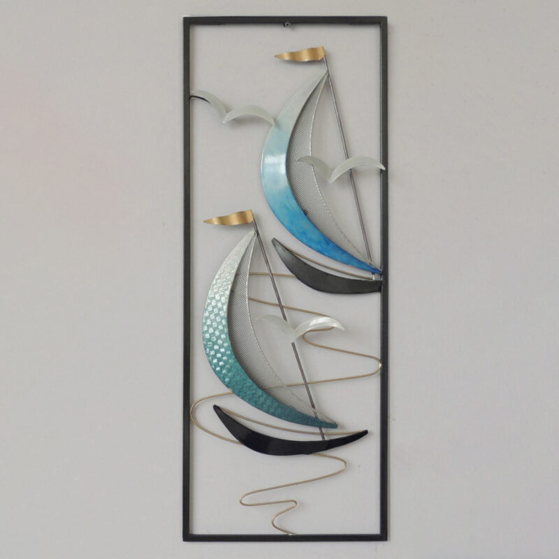 ΜΕΤΑΛΛΙΚΟ ΔΙΑΚΟΣΜΗΤΙΚΟ ΤΟΙΧΟΥ HM7185 ΓΑΛΑΖΙΟ ΜΑΥΡΟ 28x4x75Y εκ.