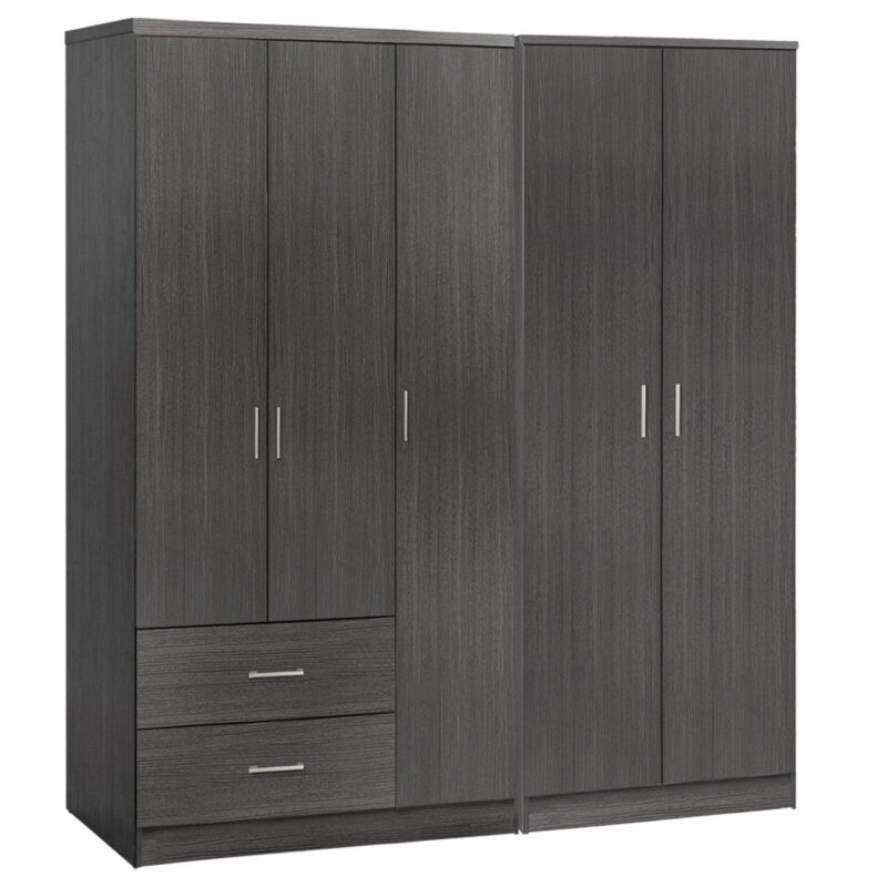 ΝΤΟΥΛΑΠΑ 5ΦΥΛΛΗ CAESAR HM21234.01 ΜΕΛΑΜΙΝΗ ΧΡΩΜΑ ZEBRANO 150x42.5x181Υεκ
