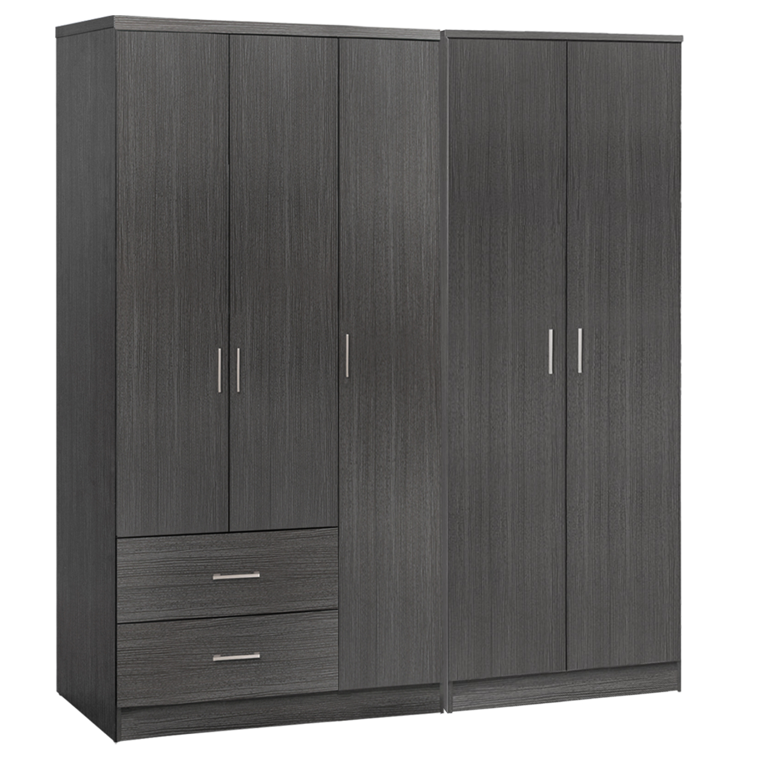 ΝΤΟΥΛΑΠΑ 5ΦΥΛΛΗ CAESAR HM21234.01 ΜΕΛΑΜΙΝΗ ΧΡΩΜΑ ZEBRANO 150x42.5x181Υεκ