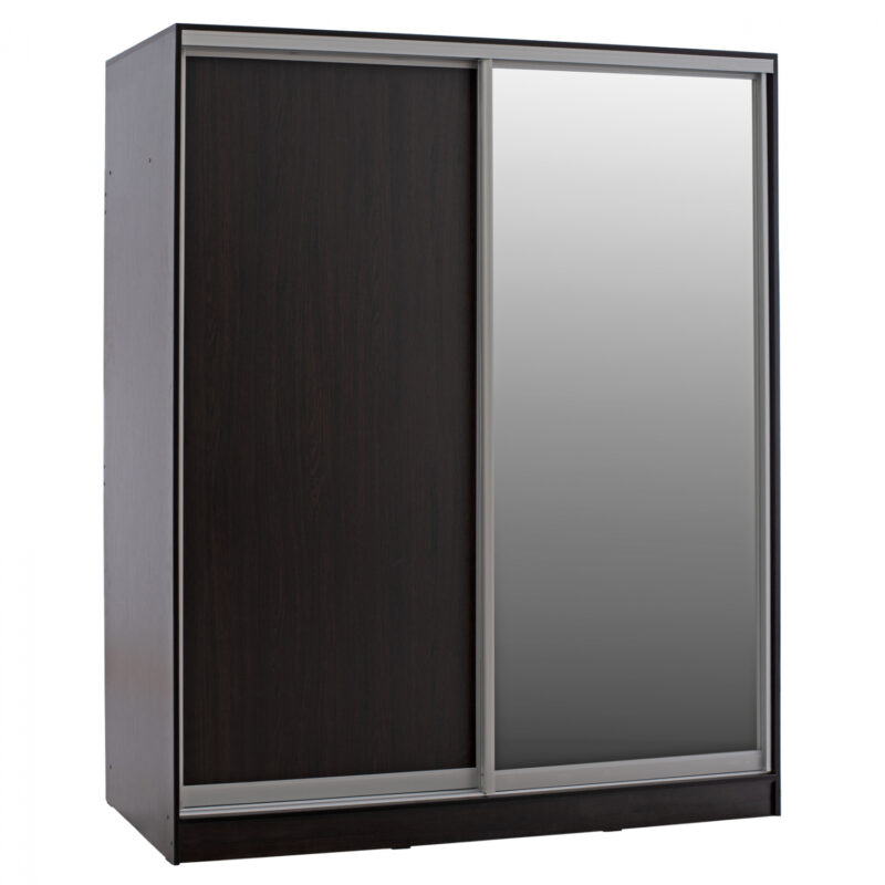 ΝΤΟΥΛΑΠΑ ΜΕ ΚΑΘΡΕΠΤΗ ADLER HM2437.02 ΜΕΛΑΜΙΝΗ WENGE 180x60x210Υεκ.