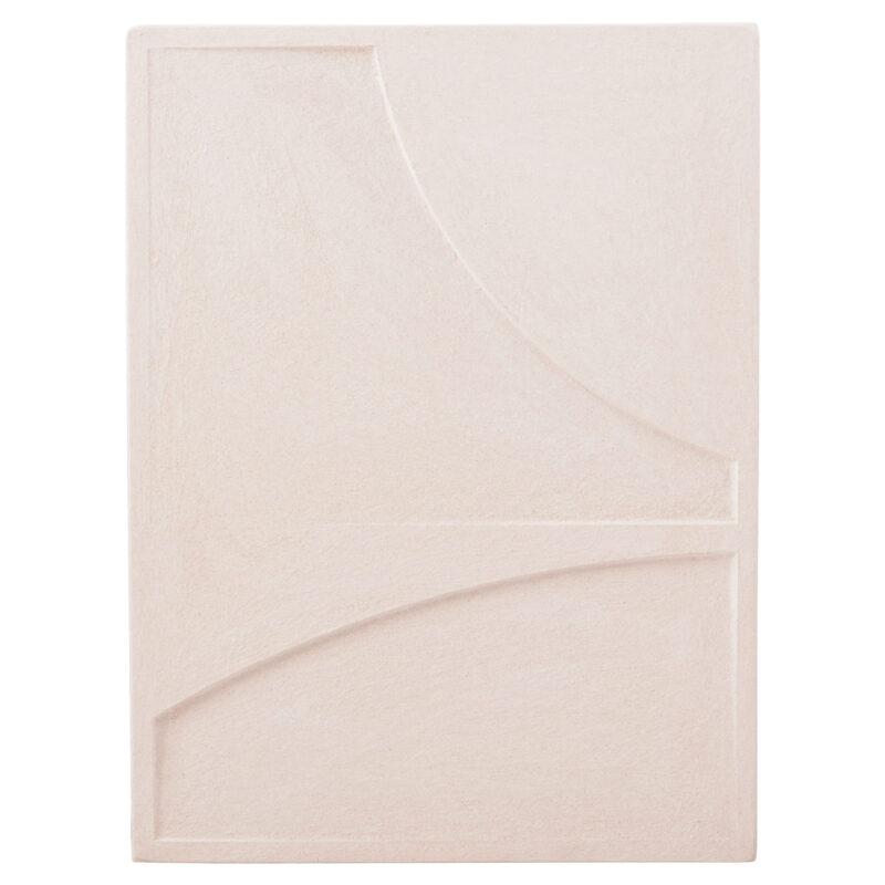 ΠΙΝΑΚΑΣ ΟΡΘΟΓΩΝΙΟΣ ΣΕΙΡΑ SANTORINI HM4509 MDF ΥΠΟΛΕΥΚΟ ΧΡΩΜΑ 60x4(πάχος)x80Υεκ.