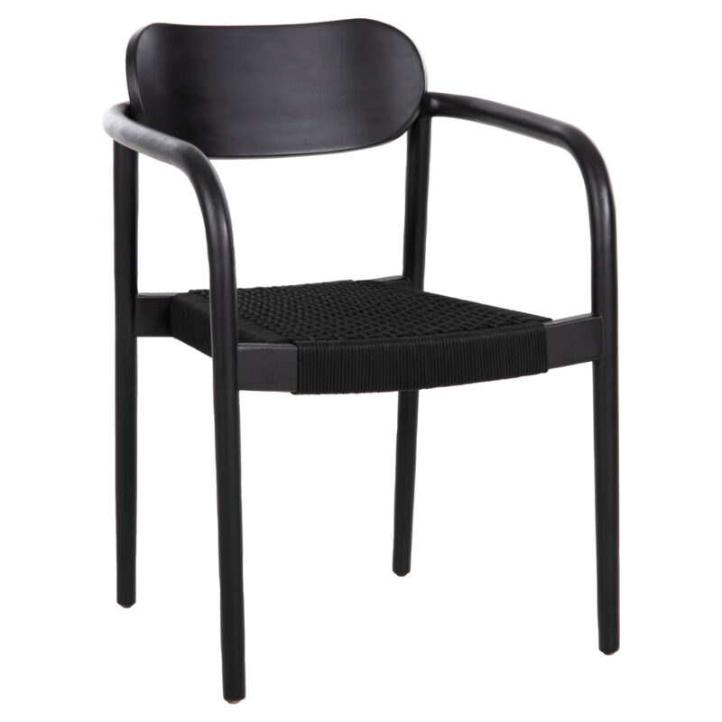 ΠΟΛΥΘΡΟΝΑ OSLO HM9636.12 ΞΥΛΟ TEAK ΜΑΥΡΟ & ΣΧΟΙΝΙ--B’ΔΙΑΛΟΓΗΣ 55x54x80Yεκ.