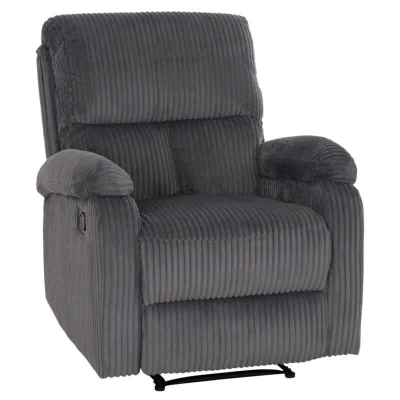 ΠΟΛΥΘΡΟΝΑ RELAX DIONI HM3296.11 ΓΚΡΙ ΡΙΓΕ ΥΦΑΣΜΑ 85x90x100Υεκ.