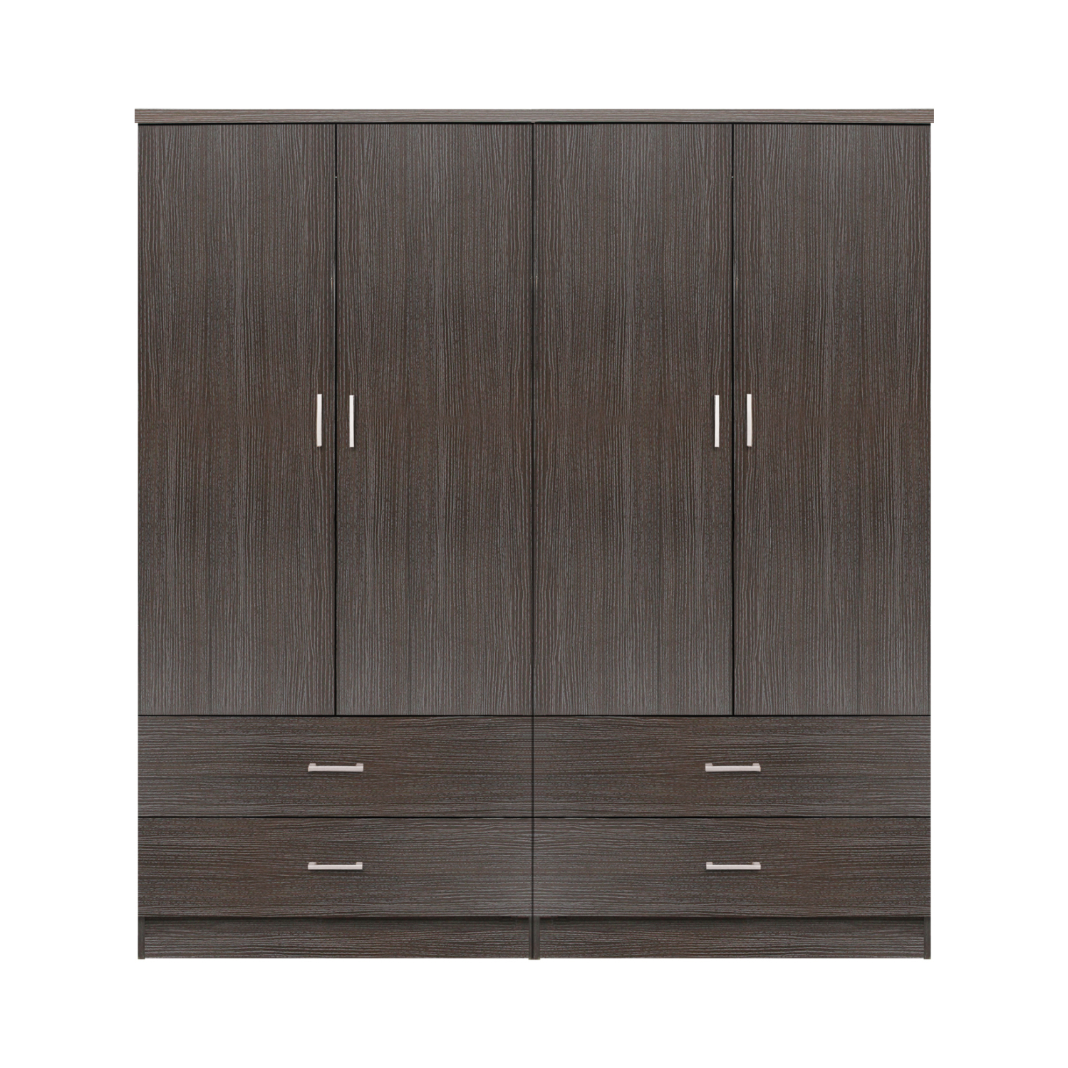 ΣΕΤ 2 ΤΜΧ ΝΤΟΥΛΑΠΑ 4ΦΥΛΛΗ ΜΕ 4 ΣΥΡΤΑΡΙΑ ZEBRANO 160X42X181 HM11349.01