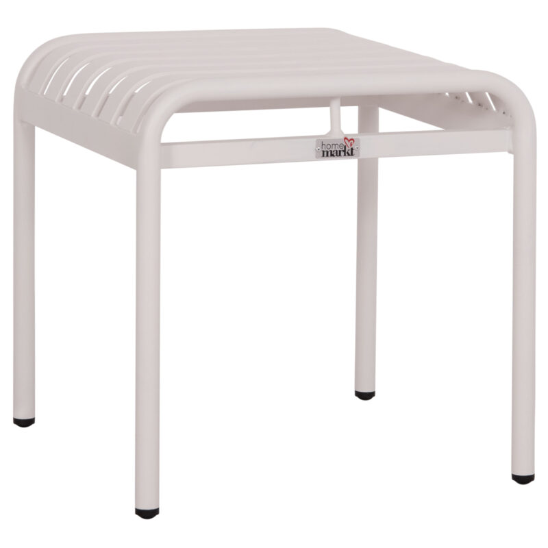 ΣΚΑΜΠΟ ΑΛΟΥΜΙΝΙΟΥ RACHEL HM6340.02 ΛΕΥΚΟ 45x45x46Υεκ.