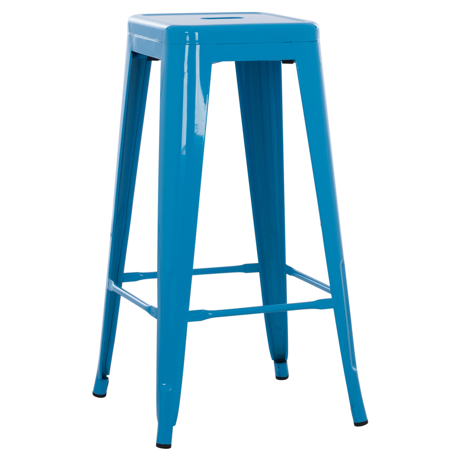 ΣΚΑΜΠΟ BAR MELITA HM8642.08 ΜΕΤΑΛΛΙΚΟ ΣΕ ΜΠΛΕ 43x43x78Υεκ.