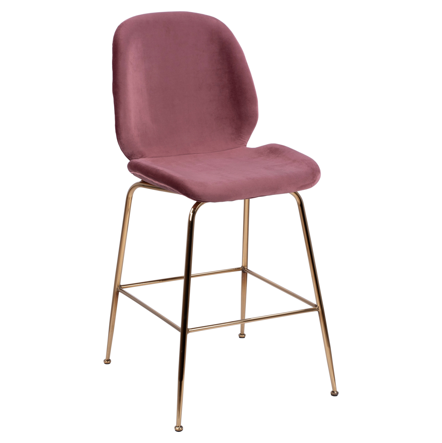 ΣΚΑΜΠΟ ΜΕΣΑΙΟΥ ΥΨΟΥΣ NORA HM8524.02 ΒΕΛΟΥΔΟ ΣΑΠΙΟ ΜΗΛΟ & ΧΡΥΣΟ ΜΕΤΑΛΛΙΚΟ ΣΚΕΛΕΤΟ 48x61x103 εκ. (Σετ 2 τμχ)