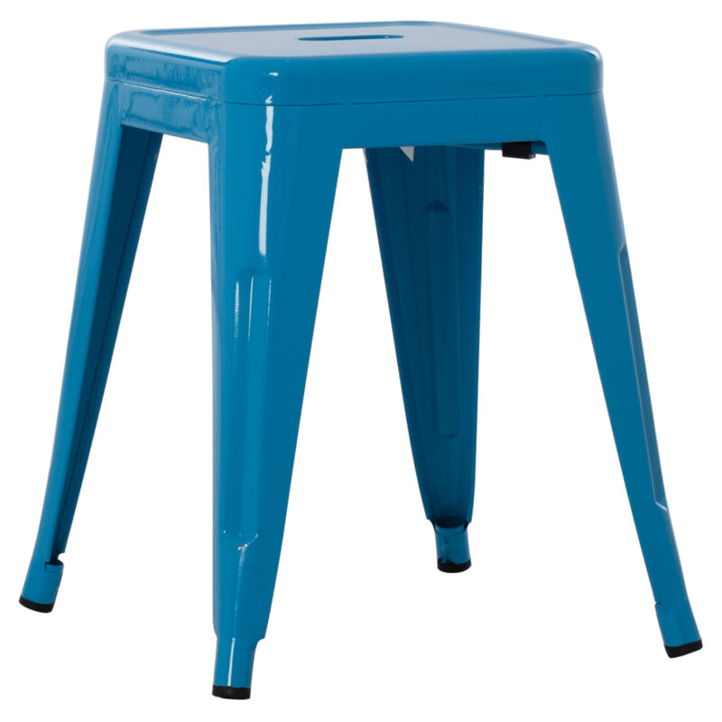 ΣΚΑΜΠΟ ΜΕΤΑΛΛΙΚΟ MELITA HM0096.48 ΣΕ ΜΠΛΕ ΧΡΩΜΑ 37x37x45Υεκ.