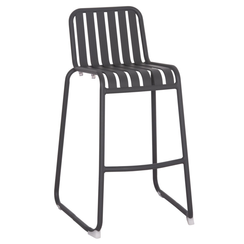 ΣΚΑΜΠΟ ΜΠΑΡ ΑΛΟΥΜΙΝΙΟΥ RACHEL HM6341.01 ΓΚΡΙ 47x56,5x98,5Υεκ.
