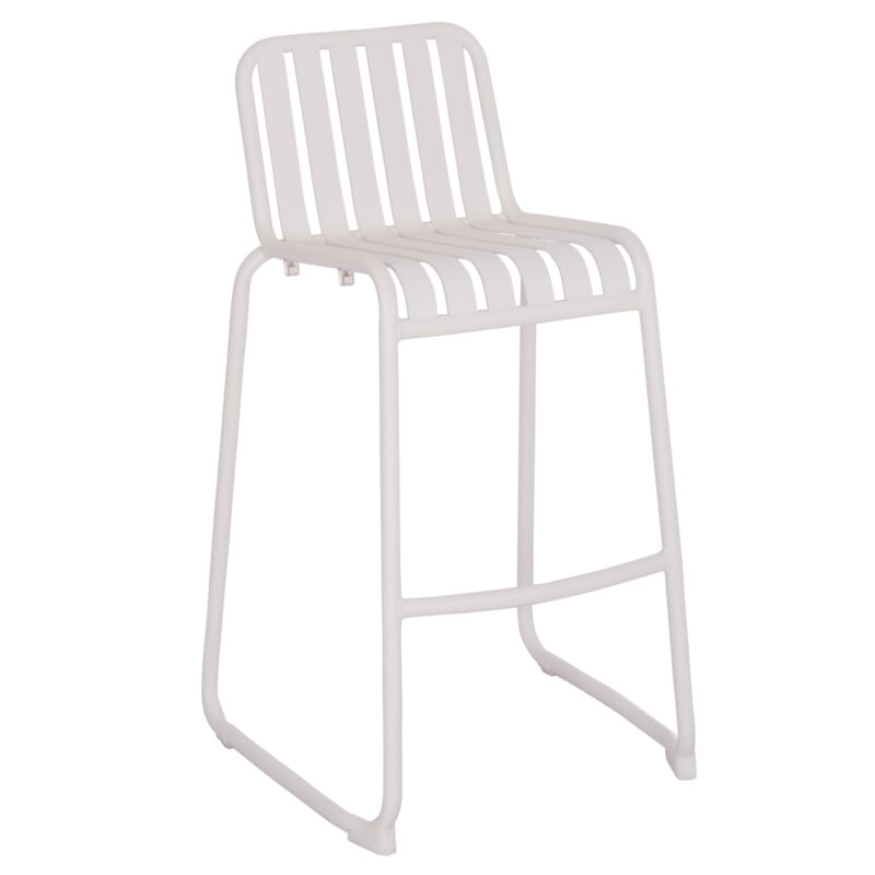 ΣΚΑΜΠΟ ΜΠΑΡ ΑΛΟΥΜΙΝΙΟΥ RACHEL HM6341.02 ΛΕΥΚΟ 47x56,5x98,5Υεκ.