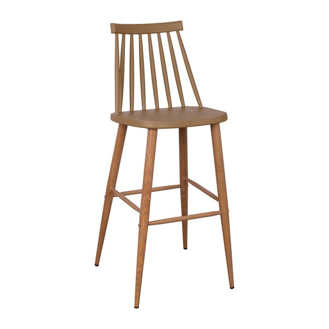 ΣΚΑΜΠΟ ΜΠΑΡ HM8459.25 VANESSA ΣΕ ΚΑΠΟΥΤΣΙΝΟ ΧΡΩΜΑ 43x49x107Υ εκ. (Σετ 2 τμχ)