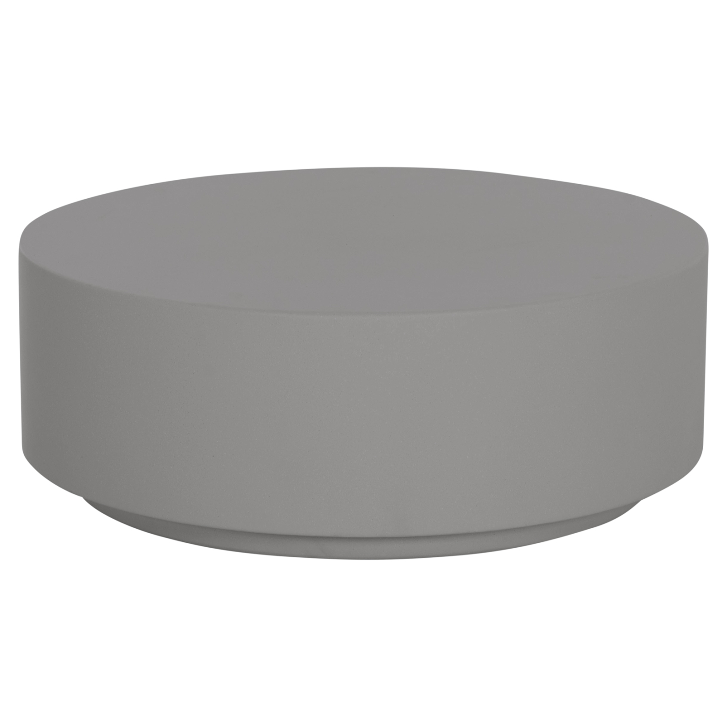 ΤΡΑΠΕΖΙ ΜΕΣΗΣ FIBER CEMENT ΣΤΡΟΓΓΥΛΟ KYOKO HM6579.01 ΓΚΡΙ Φ90x30Υεκ.