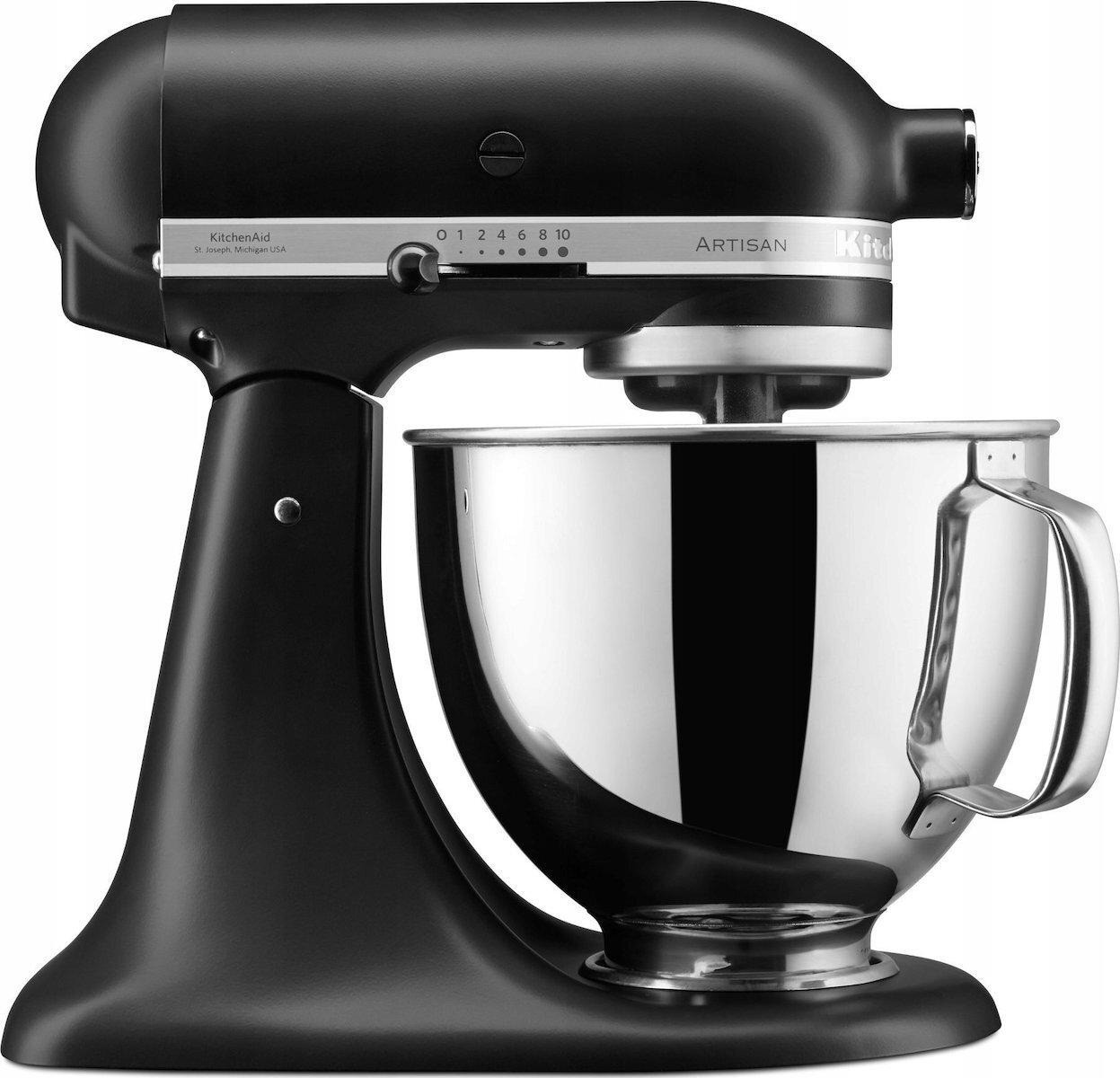 KitchenAid Artisan 5KSM125EBM Κουζινομηχανή 300W 4,8L Μαύρο