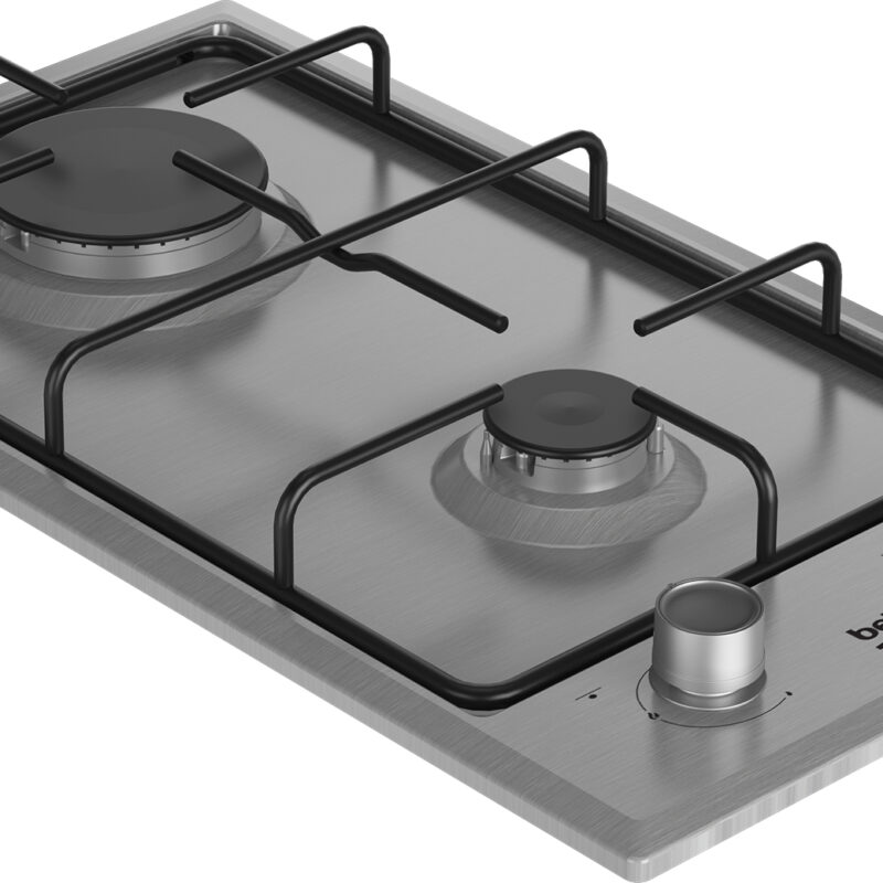 Εστία Αυτόνομη Υγραερίου Beko HDCG 32220 FX  29x51cm Αέριο 2 zone(s)