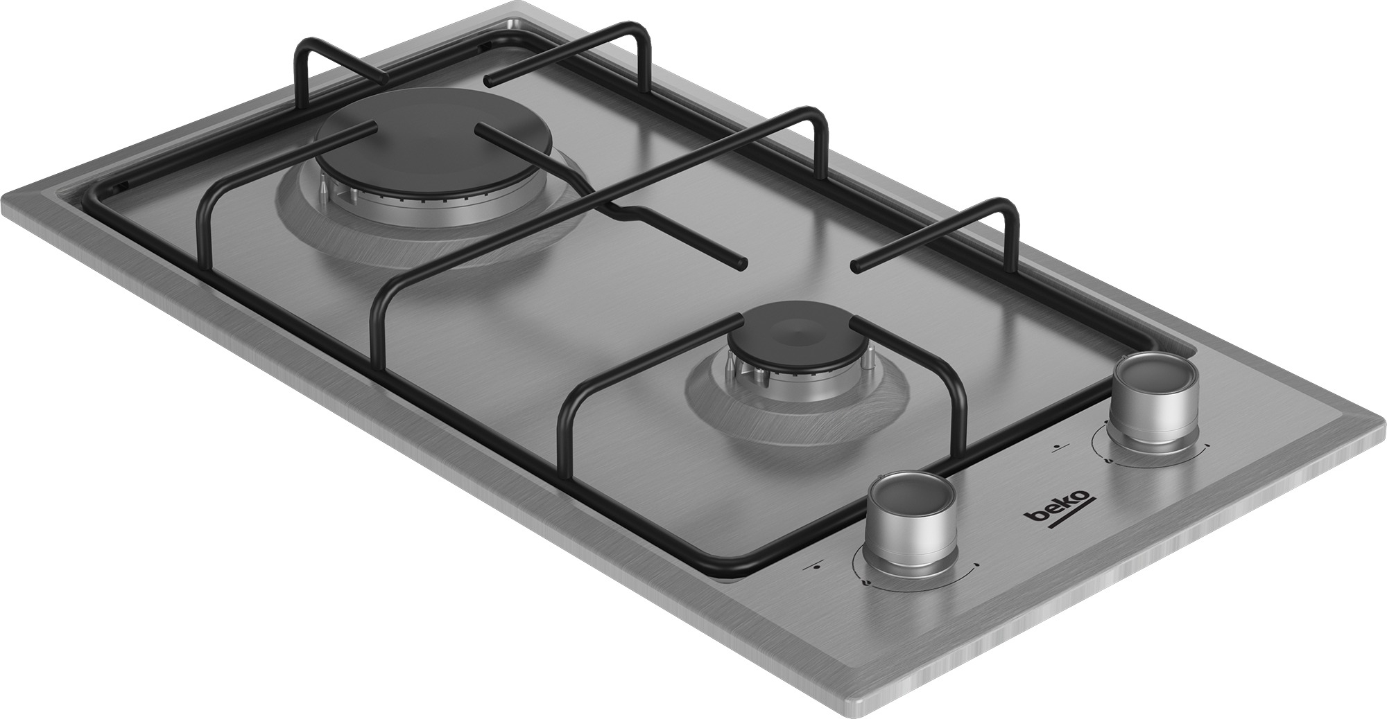 Εστία Αυτόνομη Υγραερίου Beko HDCG 32220 FX  29x51cm Αέριο 2 zone(s)