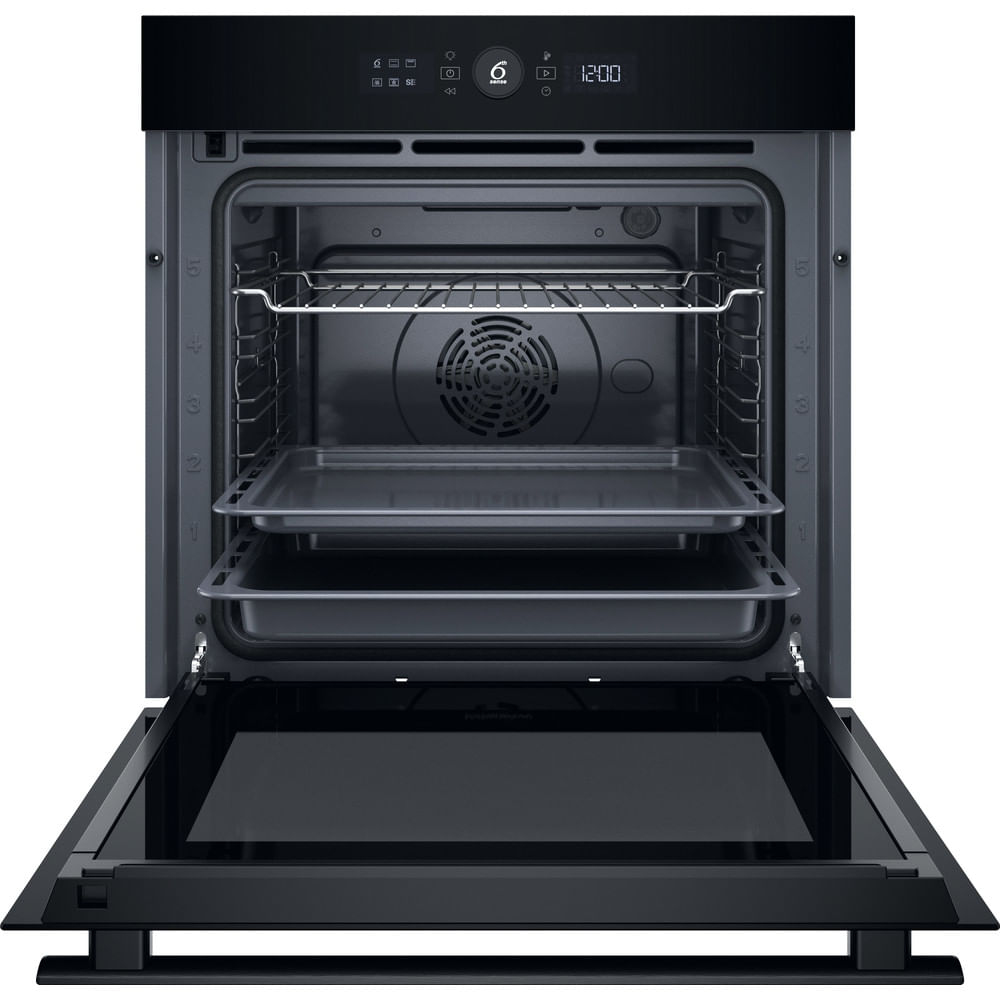 Φούρνος άνω Πάγκου Whirlpool WOI4S8PM0SBA 73 L Μαύρος Π59.5εκ.