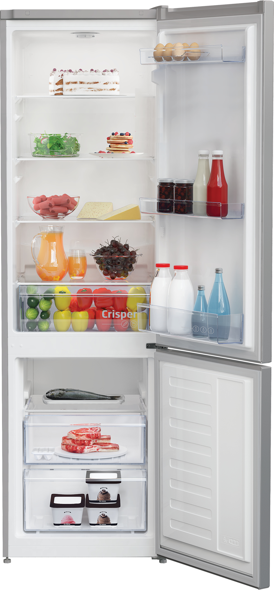 Ψυγειοκαταψύκτης Beko RCSA300K40SN 291lt Υ181.3xΠ54xΒ57.4εκ. Inox