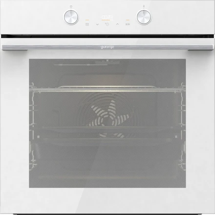 Φούρνος άνω Πάγκου Gorenje BOS6737E06PWG 77lt, χωρίς Εστίες, Π59,5εκ, με Ατμό & Υδρόλυση, Α, Λευκός