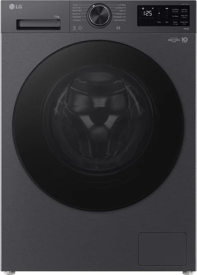 Πλυντήριο Ρούχων LG F4X5011TBB 11 kg 1351 RPM Μαύρο