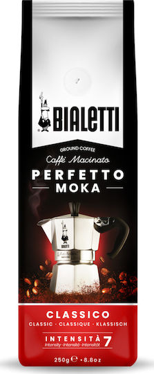 Bialetti Καφές Espresso Perfetto Moka Classico Αλεσμένος 250gr