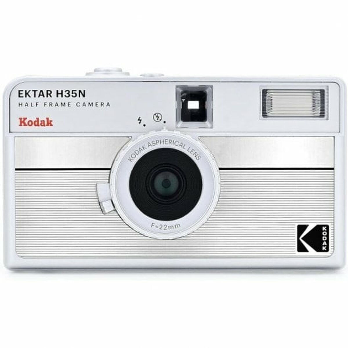Kodak EKTAR H35N Φωτογραφική Μηχανή με Film Striped Silver