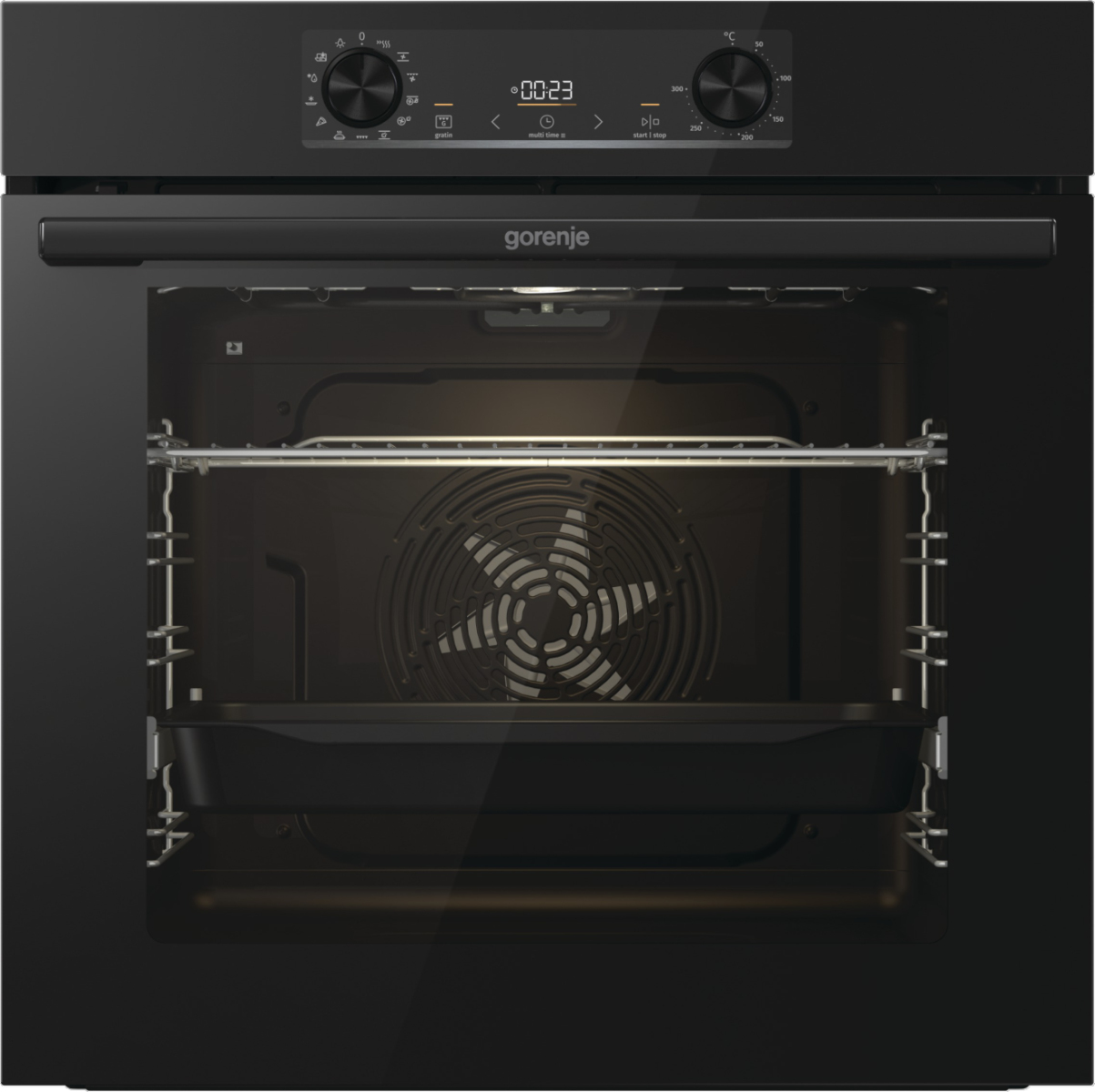 Φούρνος Άνω Πάγκου Gorenje BOP6373E28EBG 77 L Μαύρος