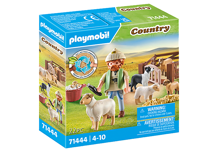 Playmobil Country 71444 Βοσκός Με Προβατάκια