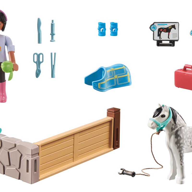 Playmobil Horses of Waterfall 71497 Ιππίατρος Και Άλογο