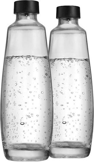 Sodastream Duo Glass Δοχείο για Παρασκευαστή Σόδας 1,0L 2τμχ