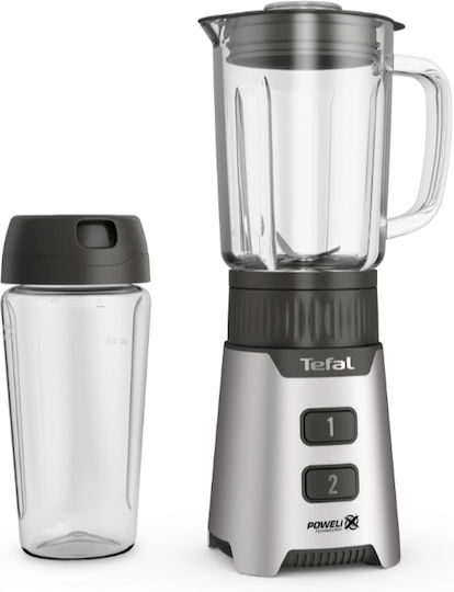 Tefal BL16GE30 Μπλέντερ με Γυάλινη Κανάτα 0.7lt 400W Inox
