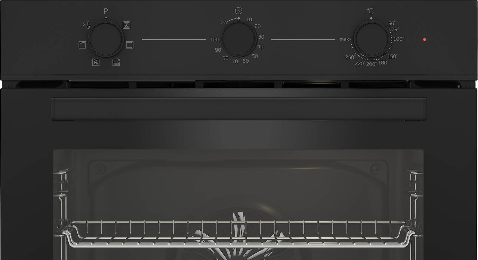 Beko BBIE11100B Φούρνος άνω Πάγκου 72lt Π59.4εκ. Μαύρος