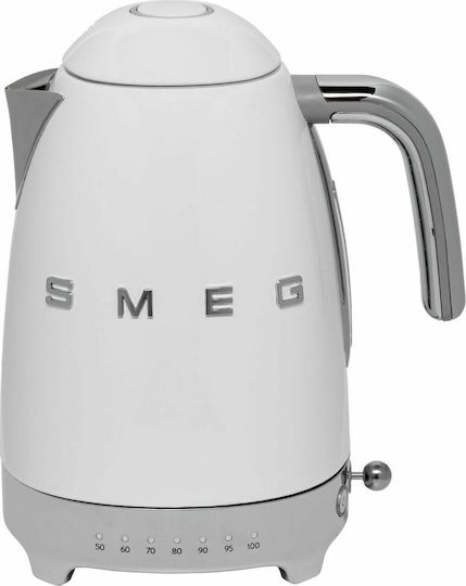 Smeg 50's Style Βραστήρας 1.7lt 2400W Λευκός KLF04WHEU