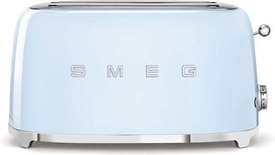Smeg 50's Style Φρυγανιέρα 2 Θέσεων 1500W Pastel Blue TSF02PBEU