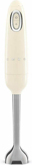Smeg Mini 50's Style Ραβδομπλέντερ με Ανοξείδωτη Ράβδο 700W Μπεζ HBF11CREU