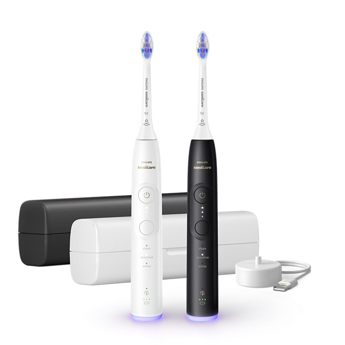 Philips Sonicare DiamondClean 9000HX7419/01 Ηλεκτρική Οδοντόβουρτσα 2-pack