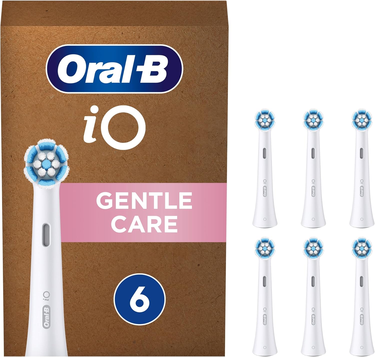 Oral-B iO Gentle Care 4210201434795 Κεφαλή Οδοντόβουρτσας 6 τεμάχια Λευκό