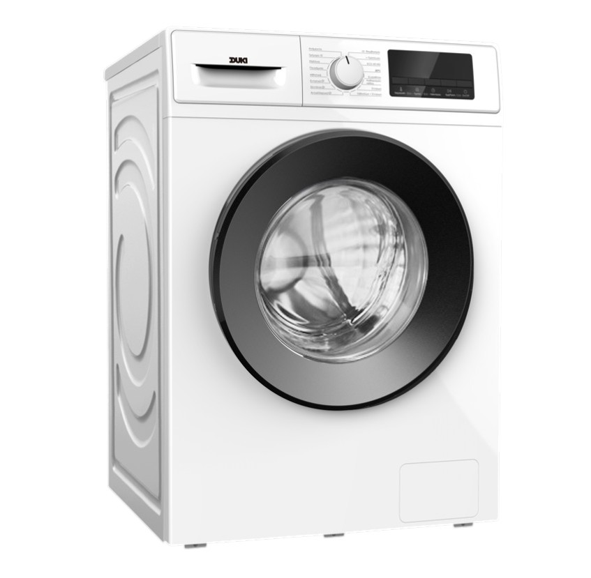 DUKI DK-10 Πλυντήριο Ρούχων 10kg, 1400 Στροφών, με Ατμό, Α, Λευκό