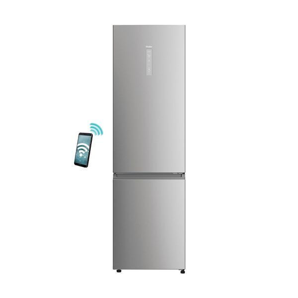 Haier HDPW 5620 DNPK Ψυγειοκαταψύκτης 406lt NoFrost Υ205xΠ59.5xΒ66.7εκ. Ασημί
