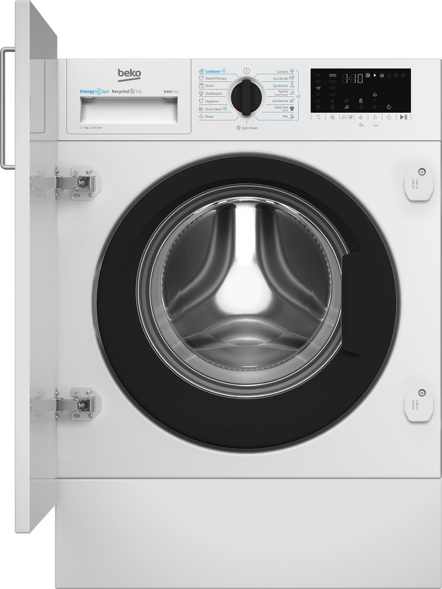 Beko Πλυντήριο Ρούχων Εντοιχιζόμενο B3WBT 671415 W 60cm 7kg 1200 Στροφών