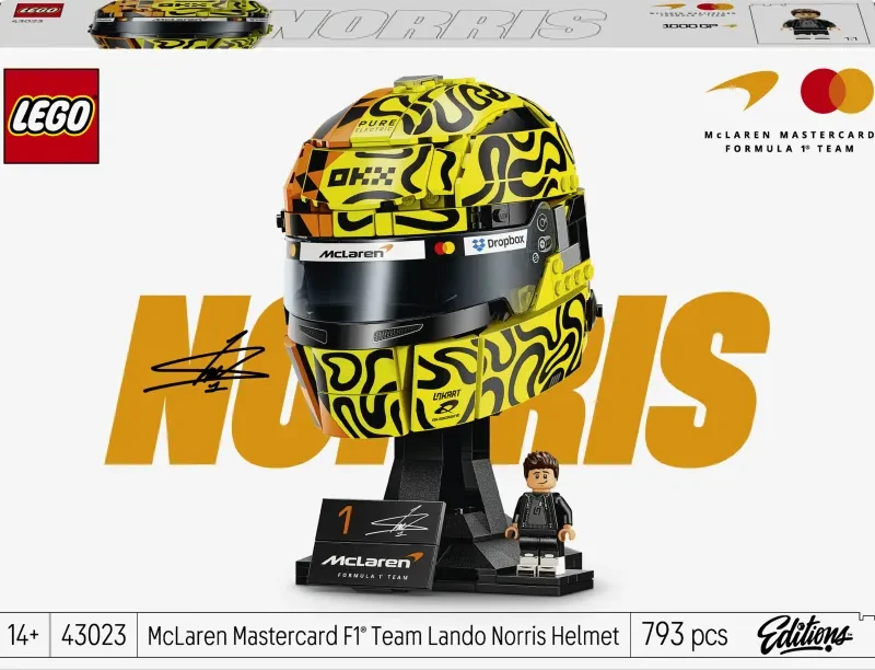 LEGO Editions McLaren Mastercard F1 Team Lando Norris Helmet 43023