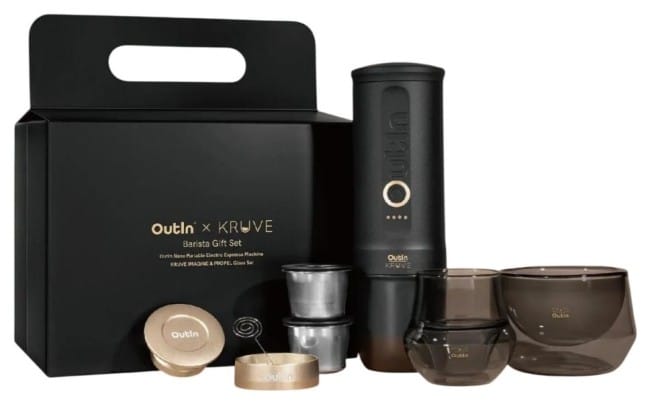 OutIn Nano x Kruve Barista Σετ δώρου Kruve μαύρο/χρυσό