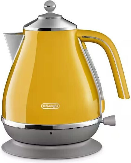 Βραστήρας DeLonghi Icona Capitals New York 1,7L 2000W Κίτρινος