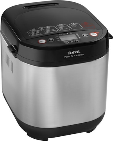Tefal Pain et Delice PF240E38 Αρτοπαρασκευαστής 700W Χωρητικότητας 1000gr με 20 Προγράμματα
