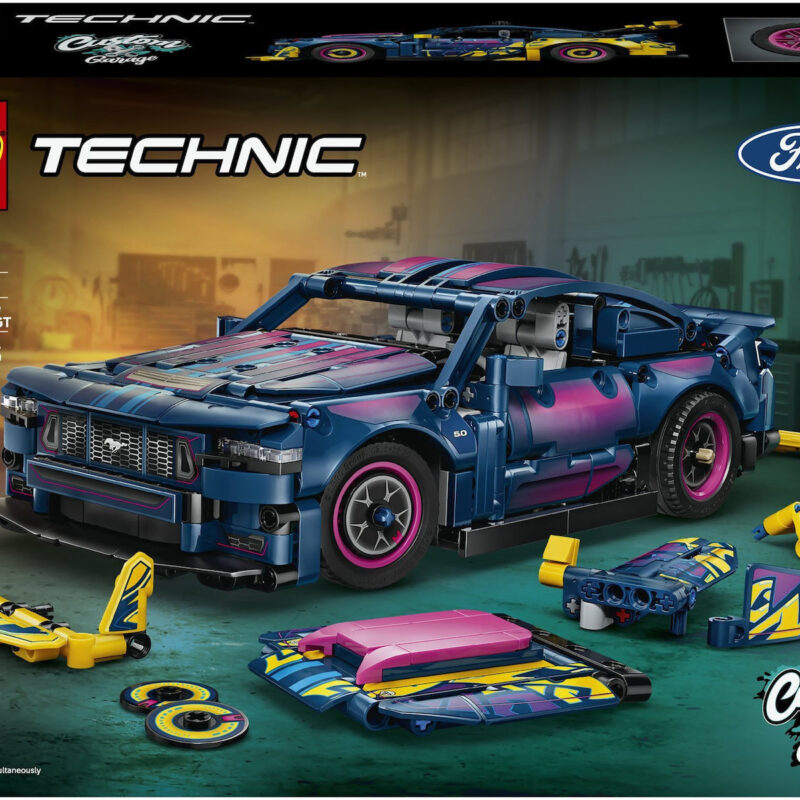 LEGO Technic Custom Garage Ford Mustang GT Car 42236